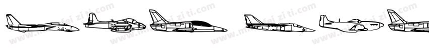 AIR FORCE字体转换